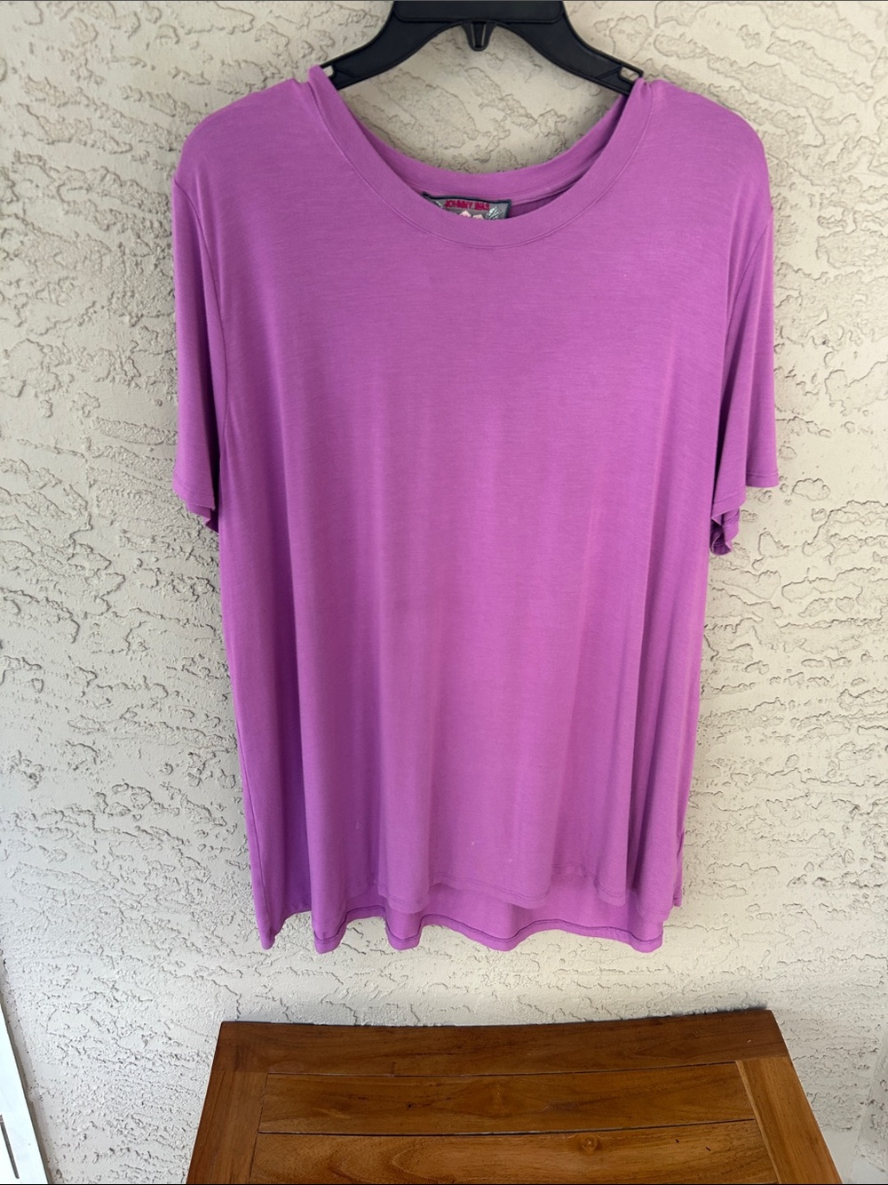 Johnny Was Relaxed Short-Sleeve Women’s Top — Purple
